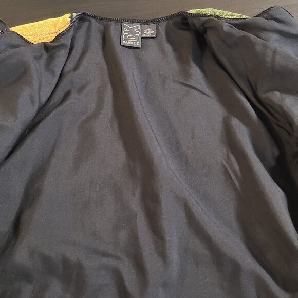 Vintage Daniel K New York USA Sweater Jacket Abstract Granny Art to Wear Large - Picture 11 of 11